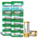 23A 12V Alkaline Batteries A23S MN21/23 L1028 A23 12V Battery Pack of 10