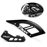 Velospeed For Yamaha Tmax 560 Tech Max Tmax 530 SX DX All Years Motorcycle Brake Calipers Brackets Rear Brake Disc Rotor Guard tmax530 tmax560 techmax Accessories (black-1)