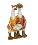 Double Trouble Chatty Friends Duck Sign Shabby Chic Ornaments (Friends Family We Choose)