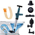 Toilet Plunger Air Drain Blaster: Power Air Plunger for Toilet, Speetop High Pressure Drain Plumb Plunger Gun, Stainless Steel Air Plungers, Sink Plunger, for Toilets,Kitchens,Bathrooms