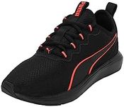 PUMA Women's Softride Cruise 2 Sneaker, Black-Neon Sun, 12 US