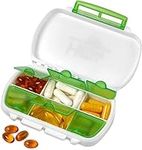 Pill Box - Water-Proof Medicine Pill Holder Case a BPA Free Daily Tablet Holder Storage Dispenser for All Your Medications, Supplements, Vitamins, and Meds, Ideal for Travel & Every Day Use by MEDca