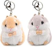 RAYNAG Set of 2 Cute Hamster Plush 