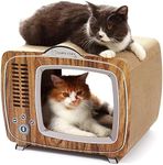 HAPPI NEKO TV Cardboard Cat Scratch