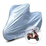 Neodrift 'SilverMax' Bike Cover for TVS Scooty Zest 110 (All-Weather Motorcycle Protection, Water & UV Resistant, Dustproof, Windproof).