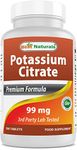 Best Naturals Potassium Citrate 99mg 500 Tablets - 3rd Party Lab Tested