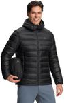 Pioneer Camp Down Jacket Men Primaloft Lightweight Packable Puffer Jacket with Hood Insulated Warm Winter Puffy Coat