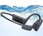 BEARTAIN Bone Sound Headphones Bluetooth 5.3 Swimming Headphones Underwater IP68 Swimming Waterproof Headphones Wireless for MP3 Built-in 32GB Memory Perfect for Swimming Running