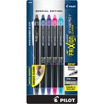 PILOT FriXion Synergy Clicker Erasable, Refillable & Retractable Gel Ink Pens, Extra Fine Point, Assorted Ink Colors, 5-Pack (18244)