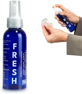 Rad Fresh Natural Retainer Cleaner Spray With Food Grade Hydrogen Peroxide – Dentist Designed Denture, Aligner, Night Guard, Sleep Appliance & Mouth Guard Cleaner – Made in the USA – 3.4 Ounces