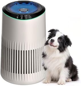 Operan Luftreiniger Allergiker für Zuhause Schlafzimmer Büro, HEPA Luftfilter Raucherzimmer für Rauch Haustier Schuppen Gerüche bis zu 0,3 µm, Schlafmodus Blaues Umgebungslicht mit Duftschwamm, White