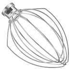 LETOMS Wire Whip for Kitchenaid Stand Mixer 5QT Lift and 6QT, Whisk Attachment for Kitchenaid Mixer, Stainless Steel Egg Cream Stirrer