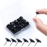 LAGEBONA 120 Count Push Pins,Black 