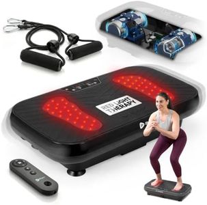 Lifepro VibraRed Vibration Plate with Red Light Therapy & Resistance Bands