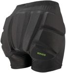 Kids Butt & Hip Padded Shorts for Skating,Youth Hip Protection Pads Figure Skating Shorts Crash Butt Pads for Tailbone & Butt (Black, Medium)