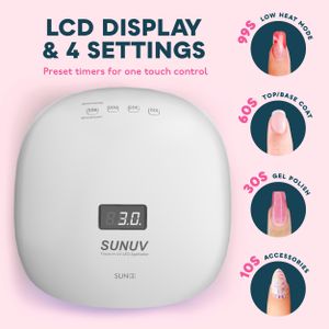 SUNUV UV LED Nail Lamp – Professional Gel Polish Dryer