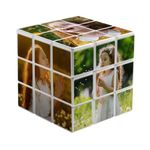 Canvas Champ Customized Puzzle for Rubik's Cube - Personalized Rotatable Puzzle Cube with 6 Photos for Kids & Adults