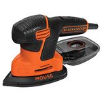 BLACK+DECKER Mouse 1.2 Amp Electric Detail Sander with Dust Collection (BDEMS600)