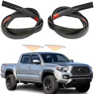 MIYIMORE 2Pcs Roof Drip Molding Weatherstrip Fit for Toyota Tacoma Double CAB 2016-2023, Left & Right Side Roof Trim Seal Kit Replace 75552-04080 75552-04081 75552-04082 75551-04080 75551-04082