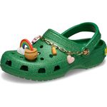 Crocs Unisex-Adult Classic Lucky Charms Clogs, Green, 9 UK Men / 11 UK Women