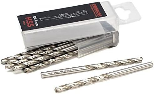 Ferrcan- Forets pour métal HSS DIN338 M2 de 7-10mm (pack de 10unités) (4mm)