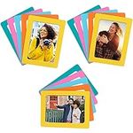 BELLE VOUS Magnetic Picture Frame Set (15 Pack) - Magnetic Photo Frames 6x4 Inches (10 x 15cm) - Photo Magnets for Fridge/Magnetic Photo Frames for Fridge Picture Collage