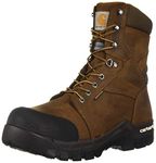 Carhartt Men's CSA 8-inch Rugged Flex Wtrprf Insulated Work Boot Comp Safety Toe CMR8939 Industrial, Dark Brown Oil Tanned, 1