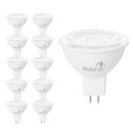 Bioluz LED Light Bulb - MR16 LED Bulb, 7W LED Light - 10 Pack 50W Halogen Replacement Non-Dimmable 3000K 12V AC/DC UL Listed Light Bulbs, LED Lights for Bedroom, Home Decor, Energy Efficient Lighting