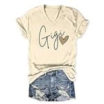 Gigi Shirt for Women Grandma V Neck