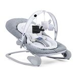 Chicco Hoopla Hammock with Play Bow Rocking System and Reducer 0-18kg Denim Grey (Titanium)
