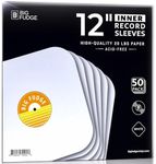 Big Fudge LP -Heavyweight, Acid-Free Paper, 50x Premium Vinyl Record Inner Sleeves Round Corners Insert , 12-inch