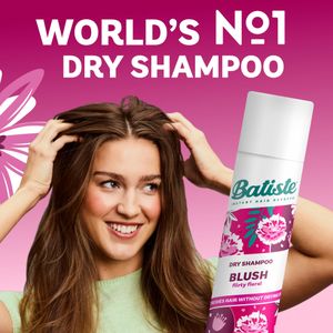 Batiste Blush Dry Shampoo 200ml – Floral & Flirty No-Rinse Hair Refresh