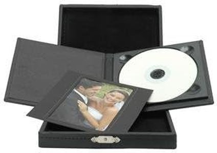 Neil Enterprises Inc. Deluxe DVD/CD Folio with Silver Clasp - Pack of 6