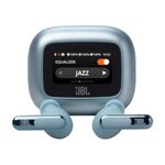 JBL New Launch Live Beam 3,Hi-Res Audio True ANC TWS,Smart Case with Touch Display,48H Playtime,Wireless Charging,6 Mic,Multipoint Connection, Ip55 Proof, in Ear Headphones App, Personi-Fi 3.0 (Blue)