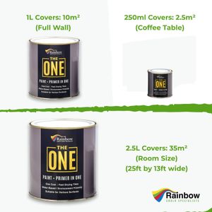 THE ONE Off White Matte Paint, 250ml – Multi-Surface Interior/Exterior