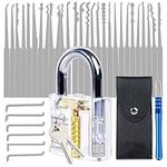 35 Professional Hand Tool Accessories Set Suitable for Handwork, Home Improvement, and Outdoor Waterproof and Anti Rust Stainless Steel Tool kit for Shed, Fence, Toolbox, Hasp Storage H