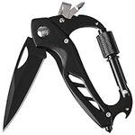 Multitool Carabiner with Folding Po