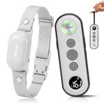 PATPET Shock Collar for Small Dog - Electric Dog Training Collar with 3 Safe Training Modes, Rechargeable Waterproof Shock Collars, 3000 Ft Remote Control for Dogs (8-120lbs) - Bark Collar with Remote