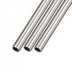 sourcing map 304 Stainless Steel Tube (9mm OD x 0.5mm Wall T x 300mm L) 3Pcs, Straight Tubing - for Home Furnishing, Machinery