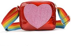 Kids Toddler Crossbody Bag Handbag Purse for Little Girls Princess Small Red