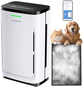 Pet Air Purifiers for Home Large Room up to 2500 sq ft, Efficient 7-Stage Filter, HEPA Air Cleaner for Pet Hair Dander Odor Allergies, Pet Lock, Air Quality Monitor, Sleep Mode, Smart WiFi, Zero Ozone