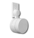 Google WiFi Outlet Holder Mount: [NEW 2020 – Present Version – Round Plug] The Simplest Wall Mount Holder Stand Bracket for Google WiFi Routers and Beacons - No Messy Screws! (1-pack)