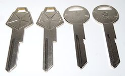 Strattecc 4 Keys for Dodge Plymouth Chrysler 4 OEM Key Blanks 1969 1970 1971 1972 1973 1974 1975 1976