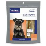 Virbac C.E.T. Hextra Premium Oral Hygiene Chews for Dogs (1 Pouch), Medium