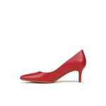 Naturalizer Women's Everly Pointed Toe Low Heel Stiletto Pump, Crantini Red Leather, 8