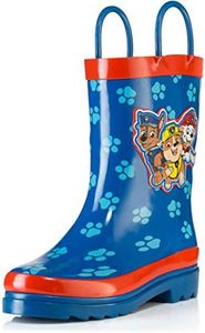 Nickelodeon Kids Boys' Paw Patrol Character Printed Waterproof Easy-On Rubber Rain Boots (Toddler/Little Kids)