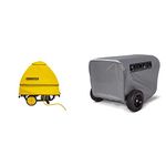 Champion Power Equipment Storm Shield Severe Weather Portable Generator Cover for 3000 to 10,000-Watt Generators, Yellow & Weather-Resistant Storage Cover for 4800-11,500-Watt Portable Generators,Gray