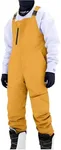 Cheyubny Mens Snow Bibs Waterproof Insulated Overalls with Zipper Pockets Adjustable Straps Winter Thermal Snowboarding Pants