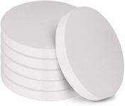 Belle Vous 6 Pack Craft Foam Circles - 30cm / 12 inches Diameter, 2.5cm / 1 inch Thick - Round Polystyrene Foam Discs for Modelling, School Projects, Sculptures, Floral Arrangements, Arts and Crafts