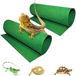 Tfwadmx Reptile Carpet, 2 Pack of Bearded Dragon Mat Terrarium Substrate Liner Bedding for Snake Turtle Lizard Geckos Hermit Crabs (24'' X 16'')